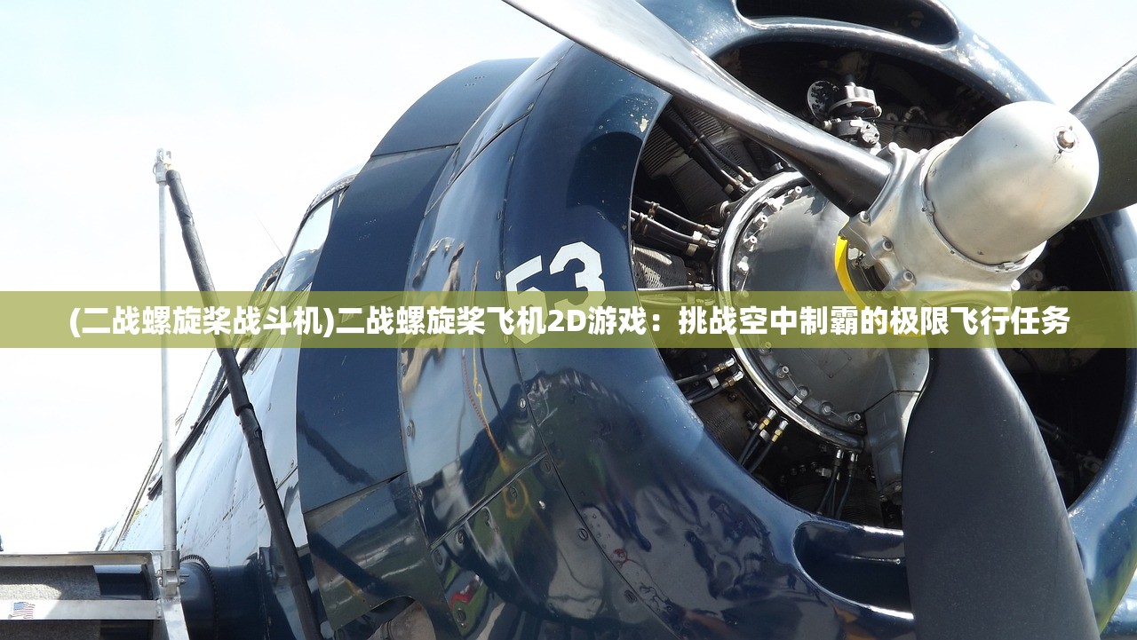 (二战螺旋桨战斗机)二战螺旋桨飞机2D游戏：挑战空中制霸的极限飞行任务