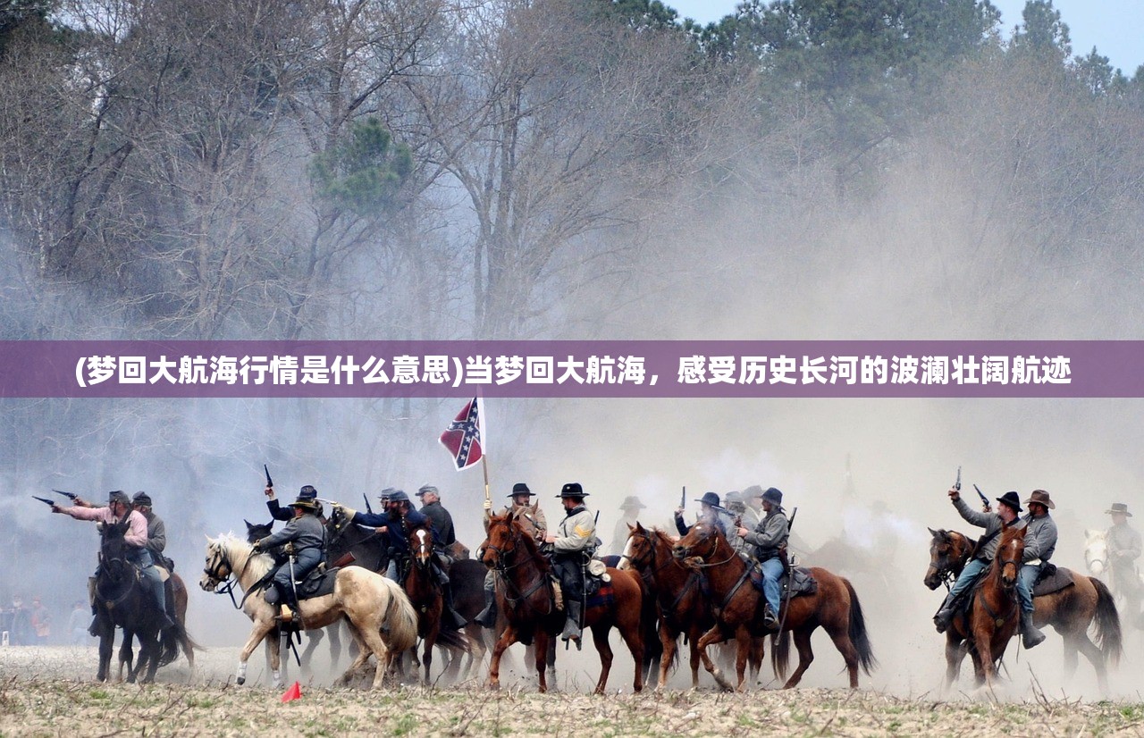 (梦回大航海行情是什么意思)当梦回大航海，感受历史长河的波澜壮阔航迹