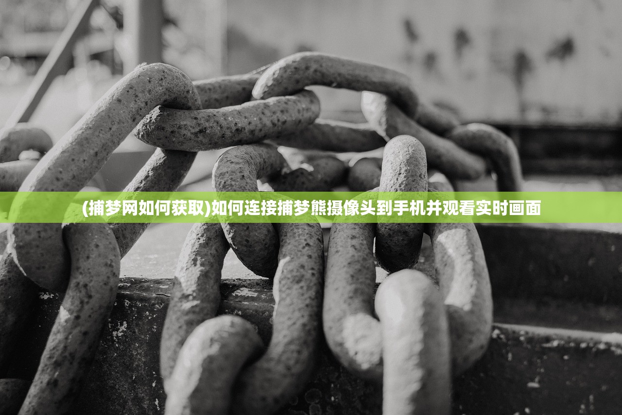 (捕梦网如何获取)如何连接捕梦熊摄像头到手机并观看实时画面