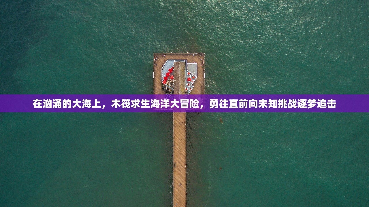 在汹涌的大海上，木筏求生海洋大冒险，勇往直前向未知挑战逐梦追击