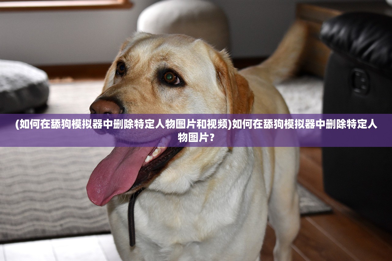 (如何在舔狗模拟器中删除特定人物图片和视频)如何在舔狗模拟器中删除特定人物图片？