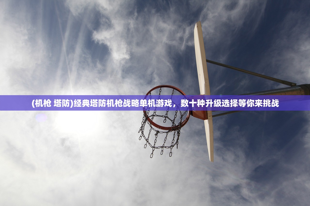(机枪 塔防)经典塔防机枪战略单机游戏，数十种升级选择等你来挑战