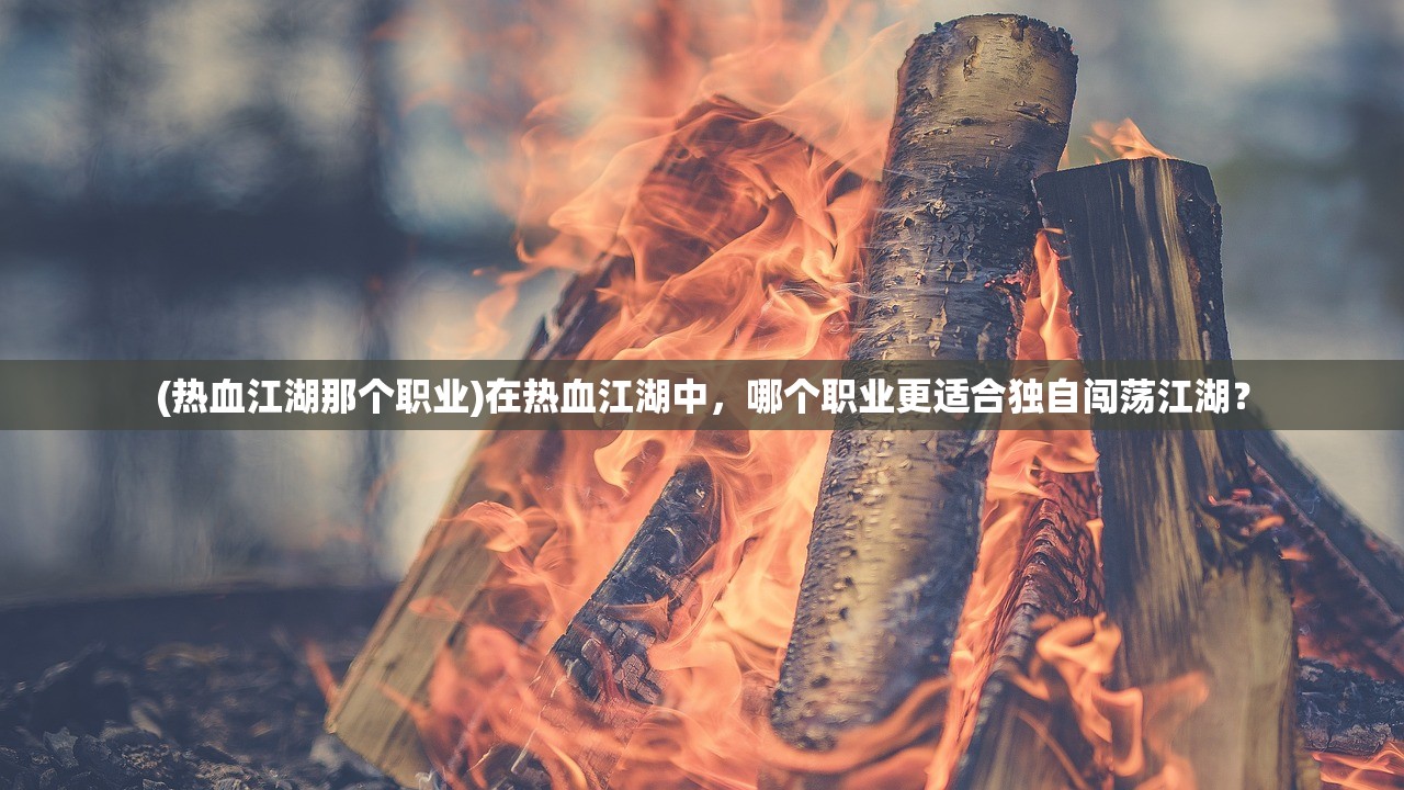 (热血江湖那个职业)在热血江湖中，哪个职业更适合独自闯荡江湖？
