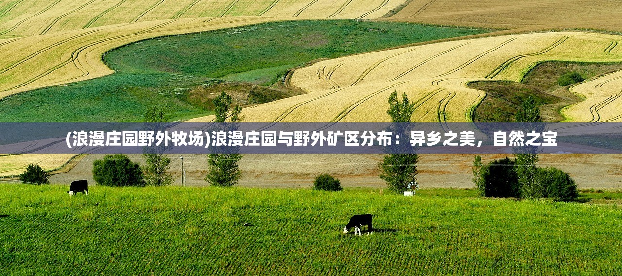 (浪漫庄园野外牧场)浪漫庄园与野外矿区分布：异乡之美，自然之宝