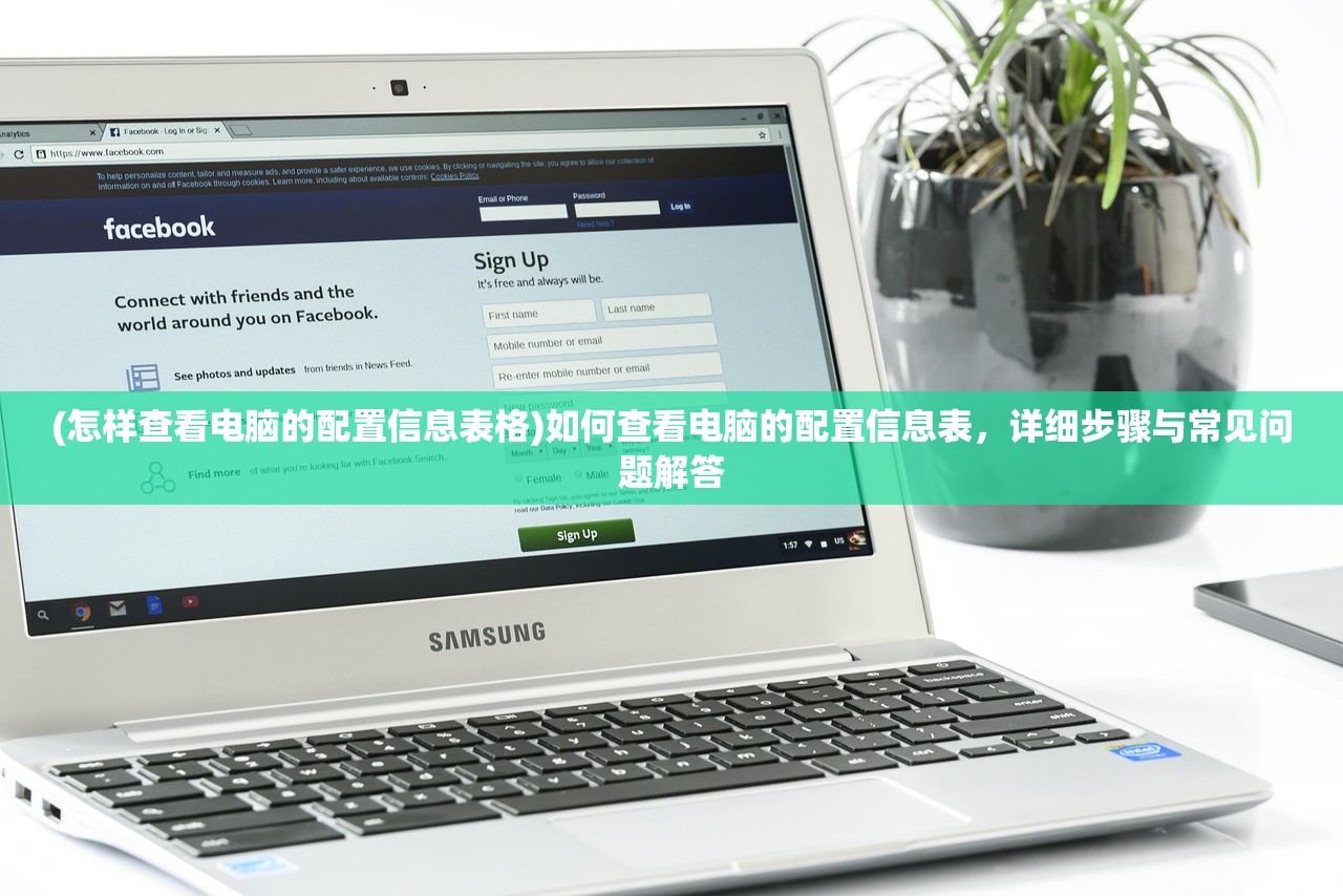 (怎样查看电脑的配置信息表格)如何查看电脑的配置信息表，详细步骤与常见问题解答
