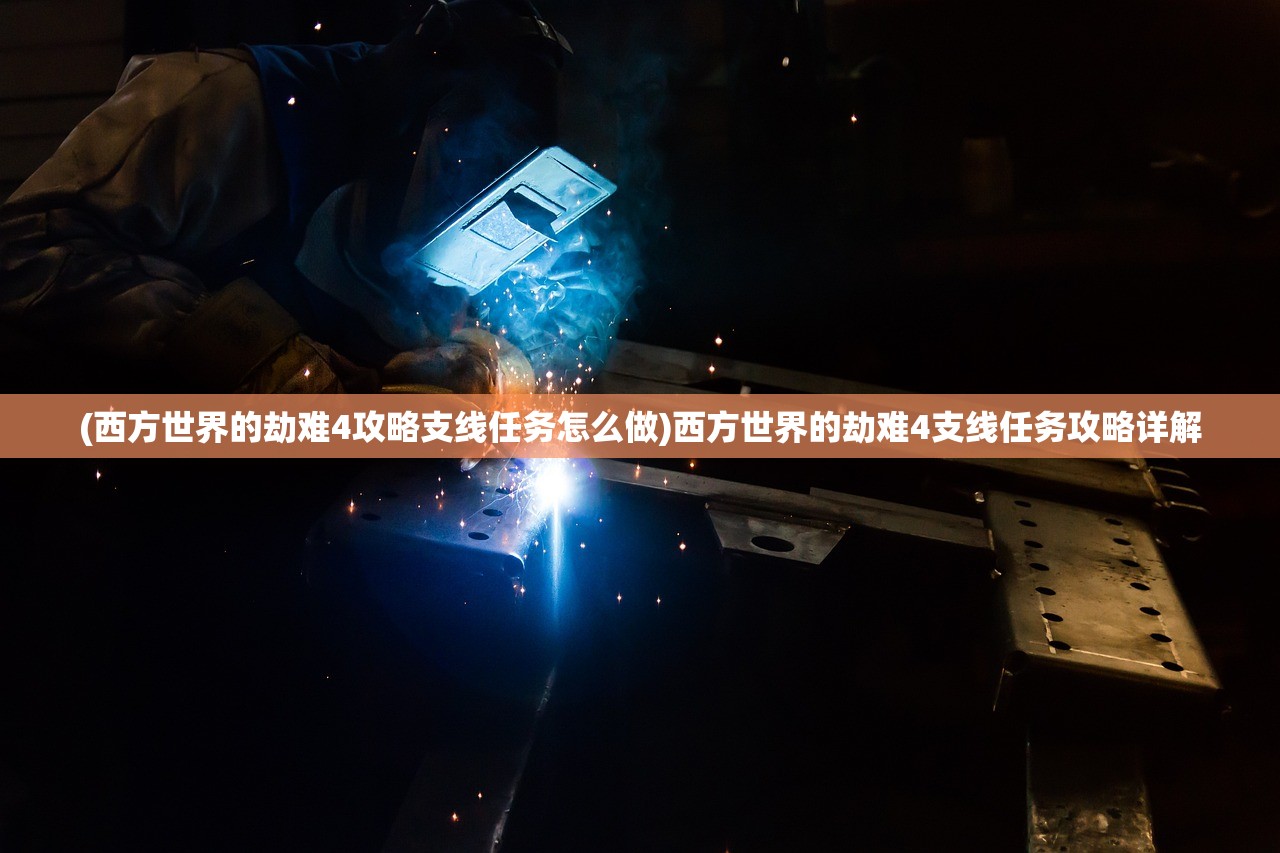 (西方世界的劫难4攻略支线任务怎么做)西方世界的劫难4支线任务攻略详解