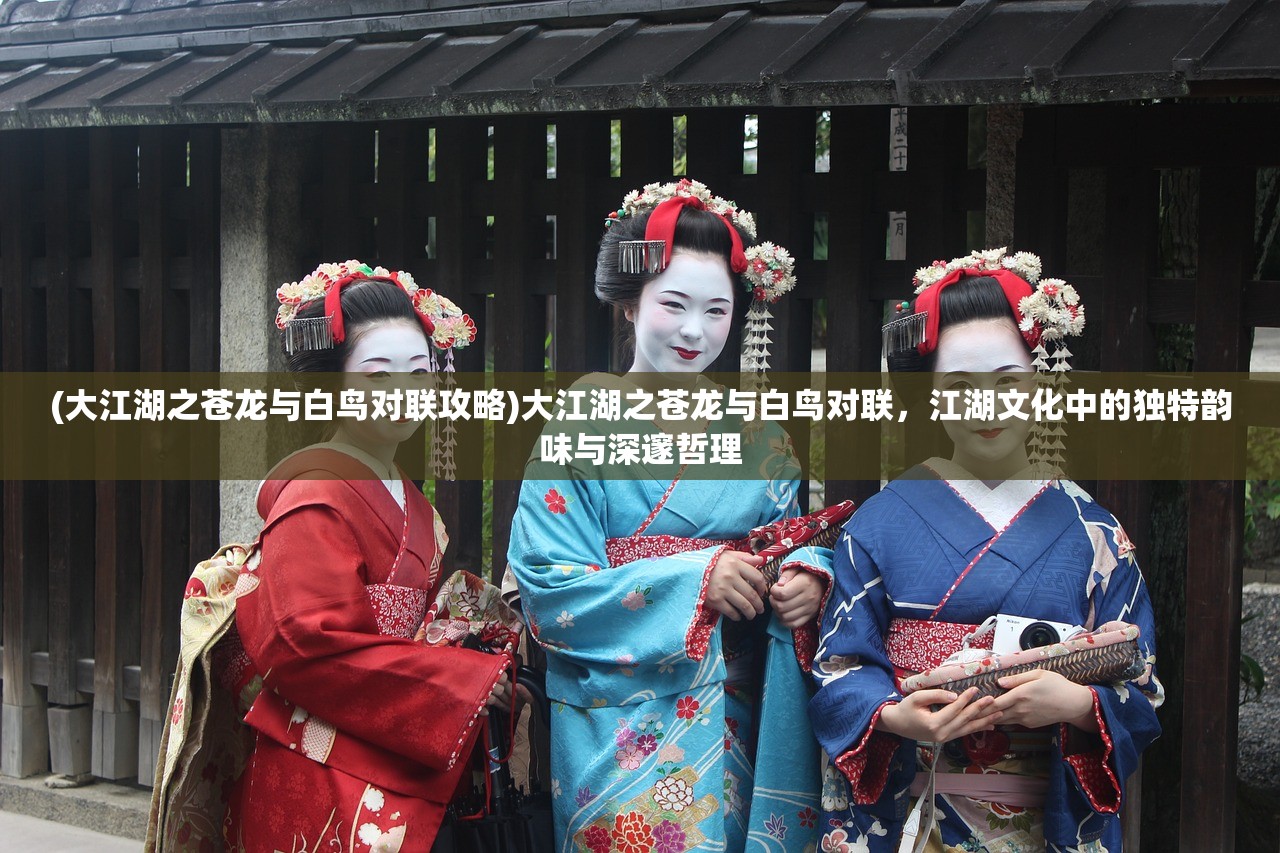 (大江湖之苍龙与白鸟对联攻略)大江湖之苍龙与白鸟对联，江湖文化中的独特韵味与深邃哲理