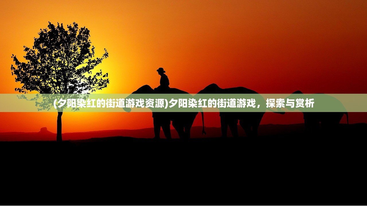 (夕阳染红的街道游戏资源)夕阳染红的街道游戏，探索与赏析