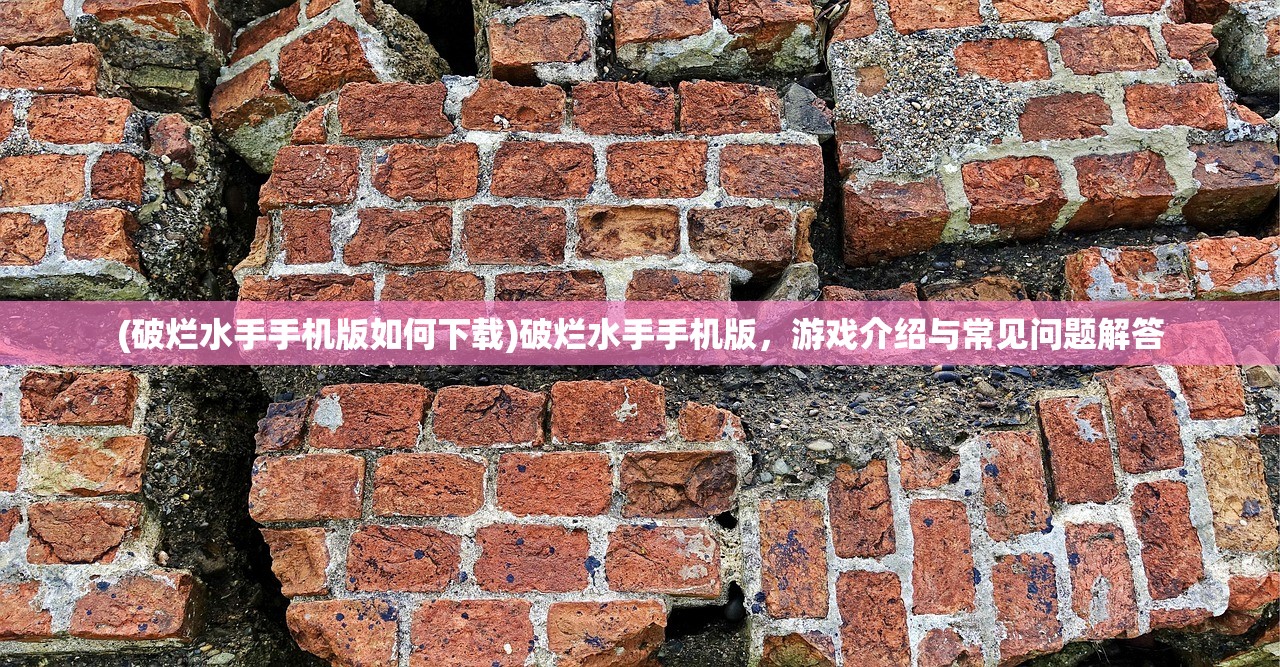 (破烂水手手机版如何下载)破烂水手手机版，游戏介绍与常见问题解答