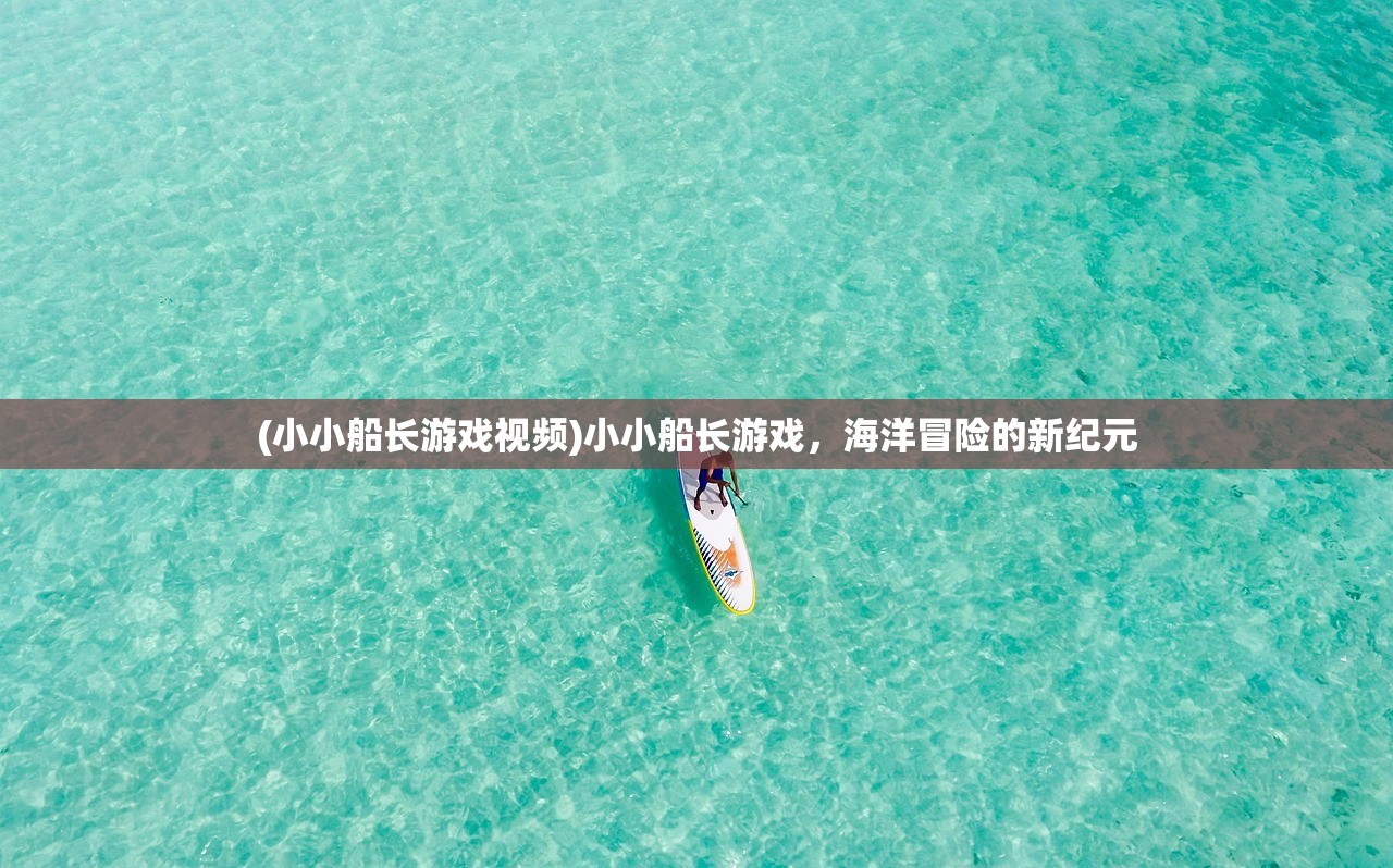 (小小船长游戏视频)小小船长游戏，海洋冒险的新纪元