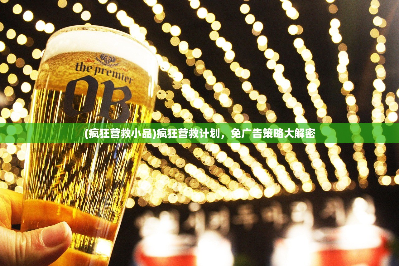 (疯狂营救小品)疯狂营救计划，免广告策略大解密