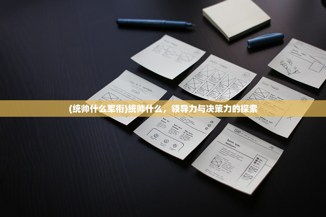 (统帅什么军衔)统帅什么，领导力与决策力的探索
