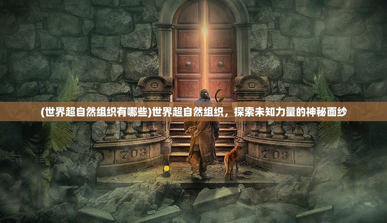 (世界超自然组织有哪些)世界超自然组织，探索未知力量的神秘面纱