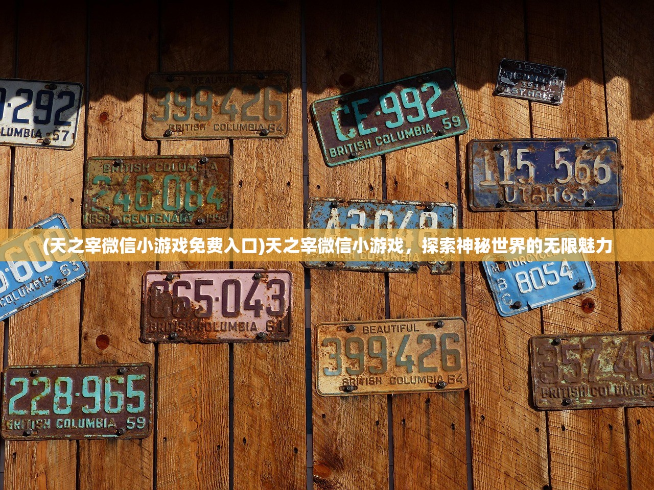 (天之宰微信小游戏免费入口)天之宰微信小游戏，探索神秘世界的无限魅力