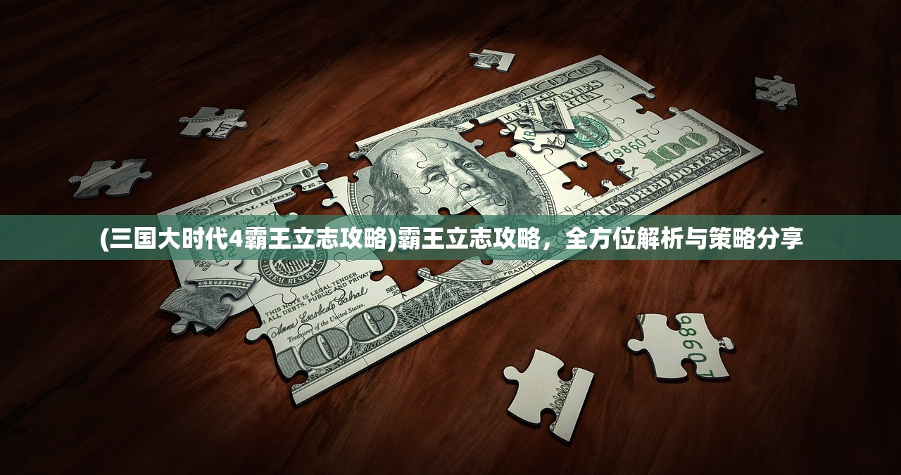 (三国大时代4霸王立志攻略)霸王立志攻略，全方位解析与策略分享
