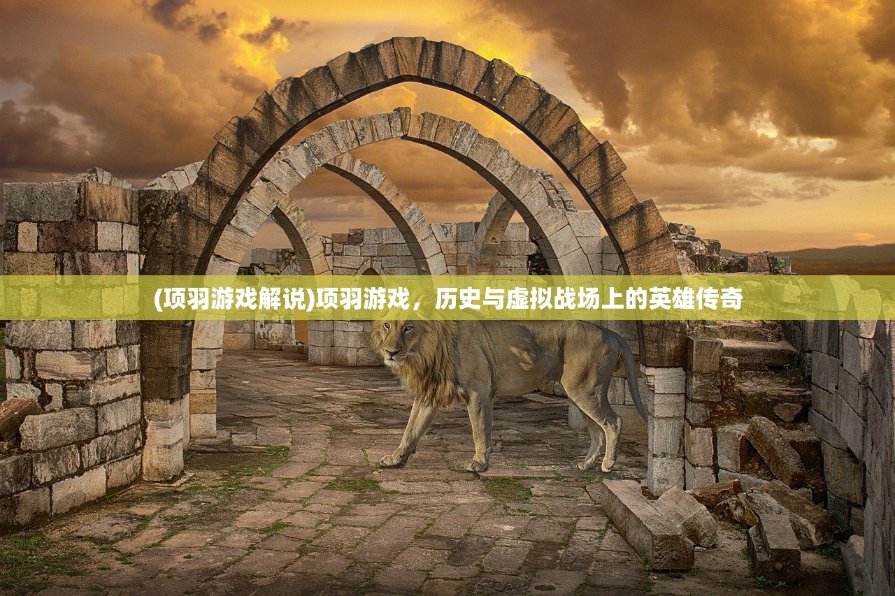 (项羽游戏解说)项羽游戏，历史与虚拟战场上的英雄传奇