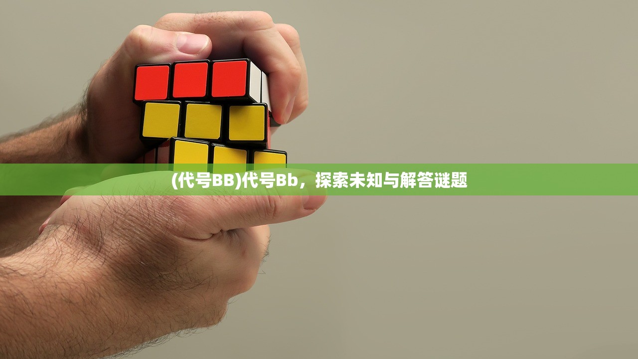 (代号BB)代号Bb，探索未知与解答谜题