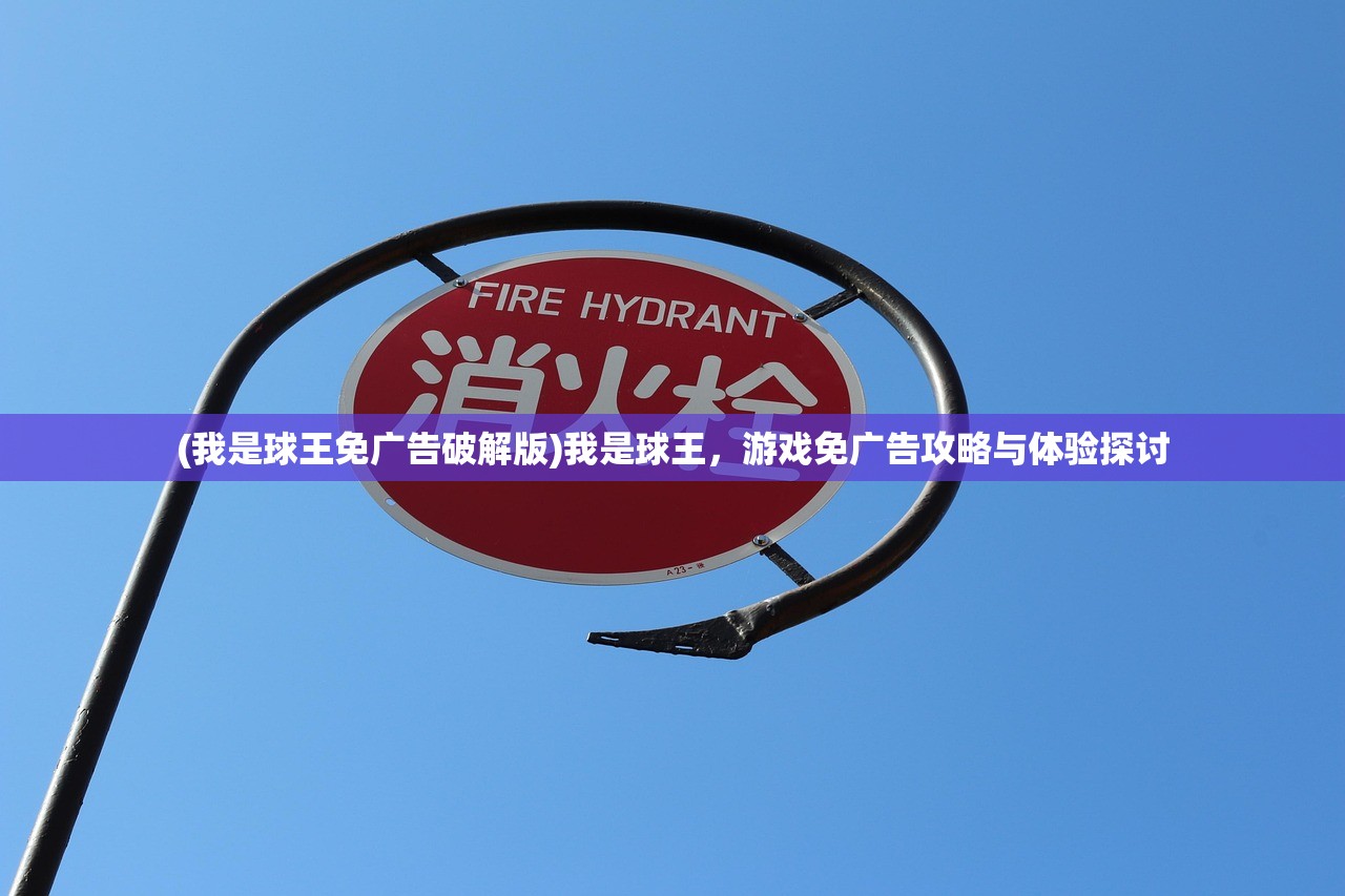 (我是球王免广告破解版)我是球王，游戏免广告攻略与体验探讨