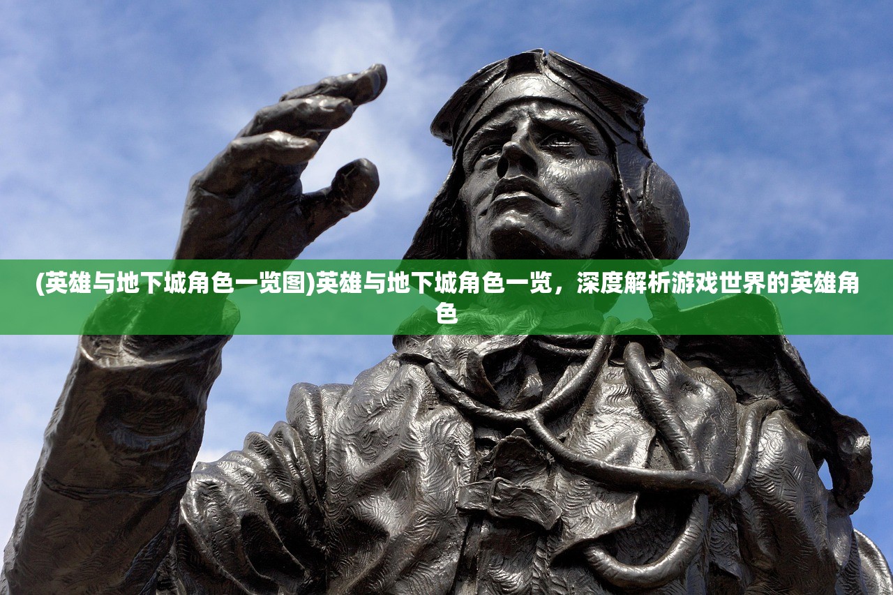 (英雄与地下城角色一览图)英雄与地下城角色一览，深度解析游戏世界的英雄角色